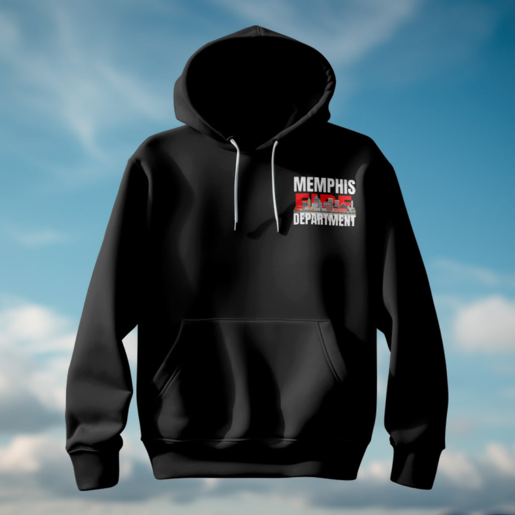 Off Duty Memphis Fire Department Skyline Hoodie – Classic & Bold Design