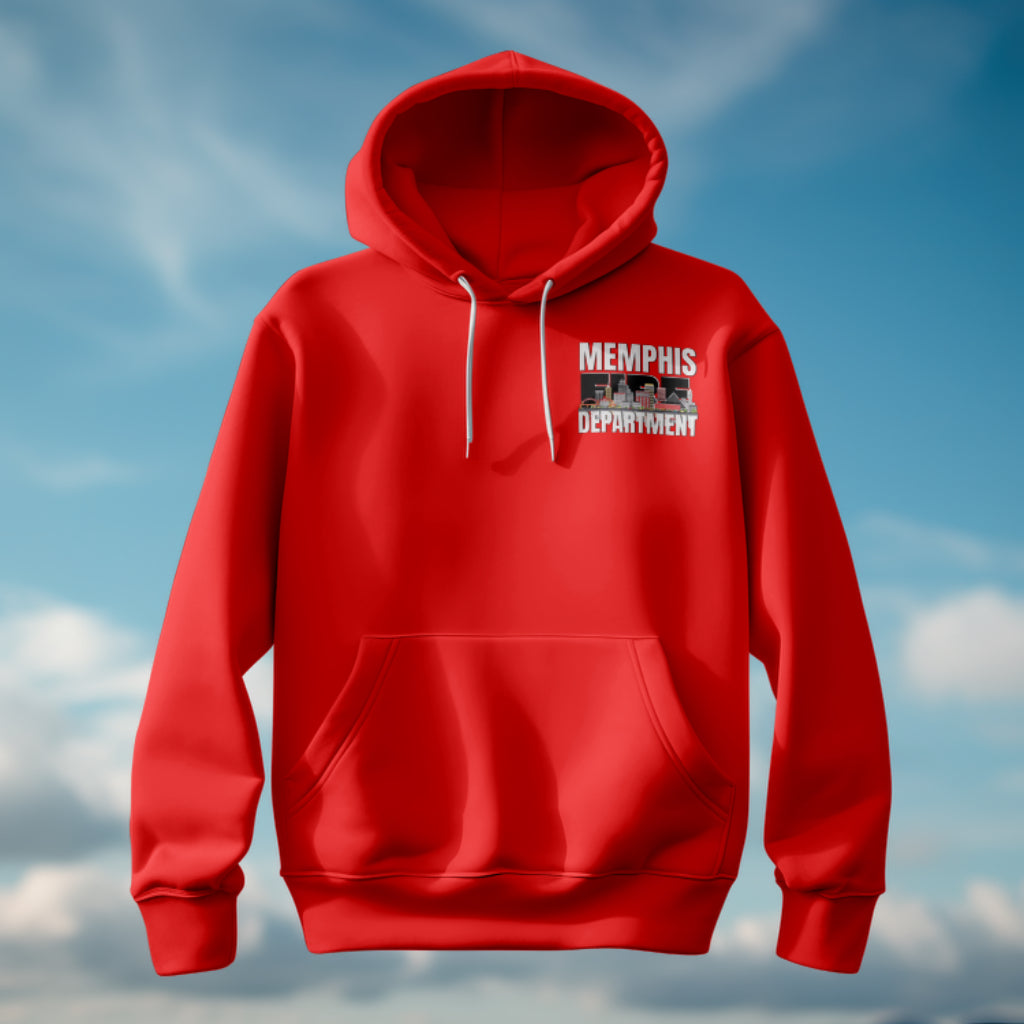 Off Duty Memphis Fire Department Skyline Hoodie β Bold & Stylish Tribute