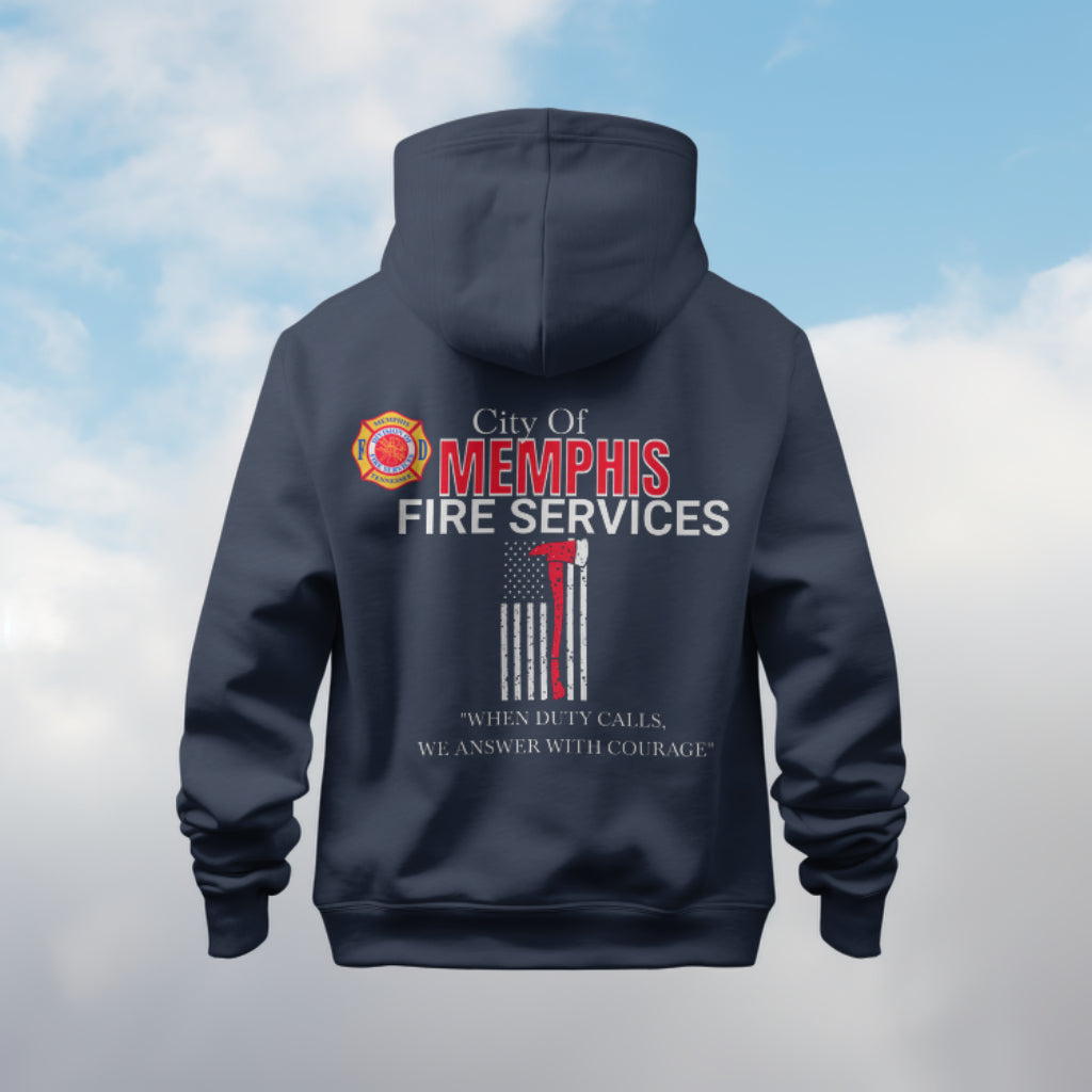 Off Duty City of Memphis Fire Services Hoodie – Honor & Courage