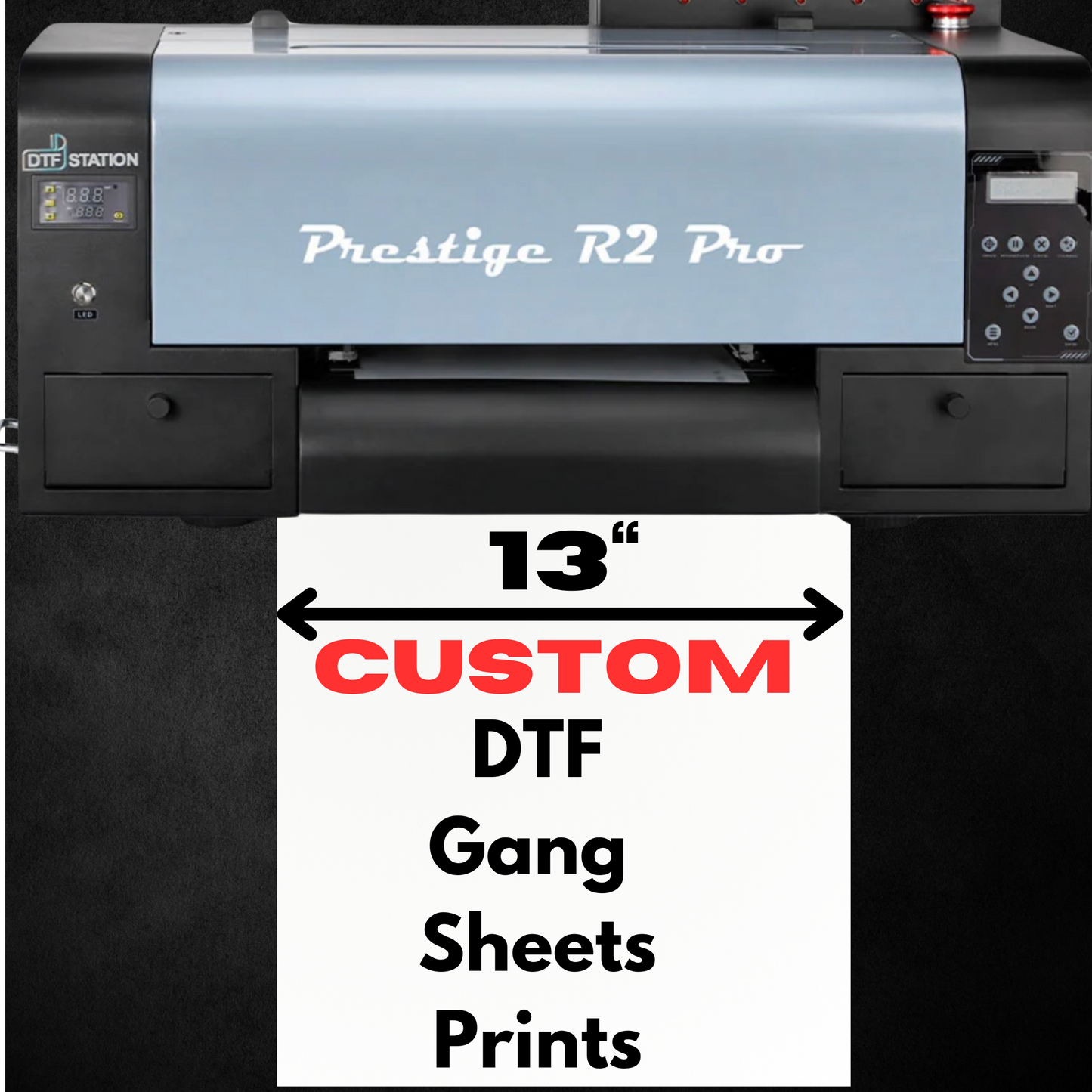 Custom DTF Gang Sheets – Vibrant, Durable, and Ready to Press